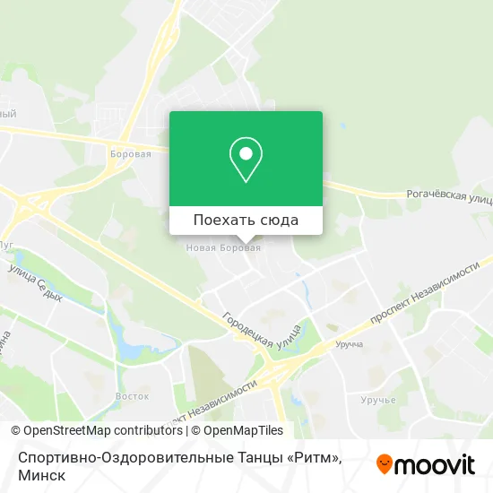 Карта Спортивно-Оздоровительные Танцы «Ритм»