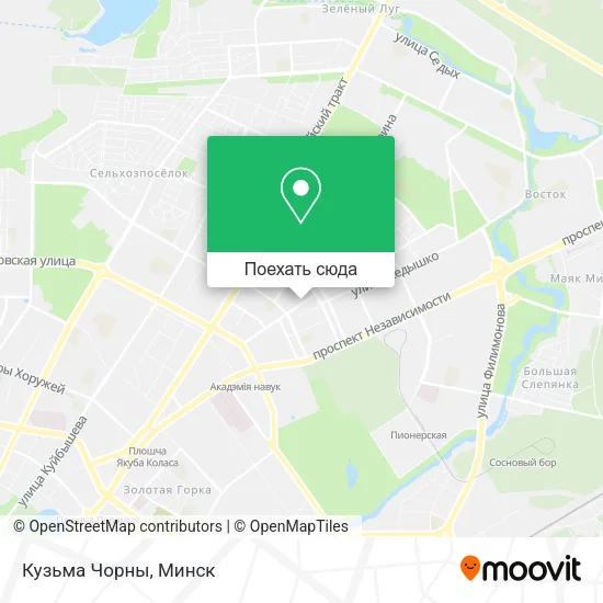 Карта Кузьма Чорны