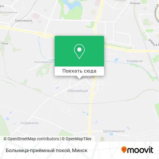 Карта Больница-приёмный покой