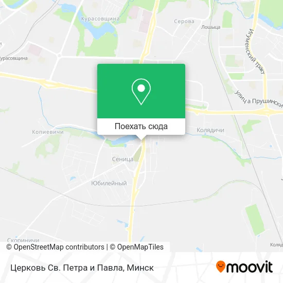 Карта Церковь Св. Петра и Павла