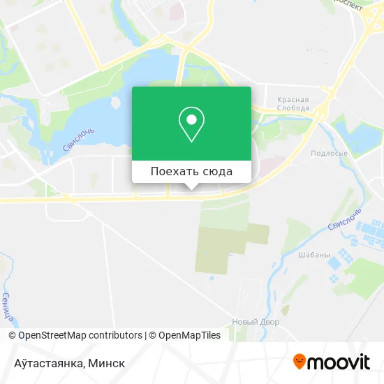 Карта Аўтастаянка