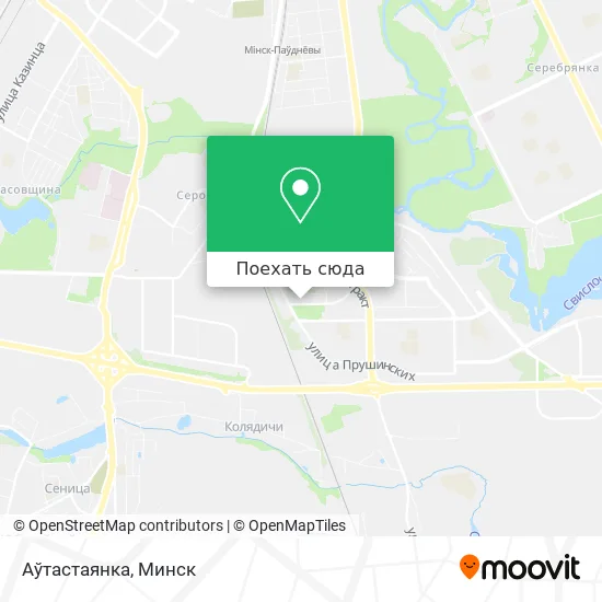 Карта Аўтастаянка