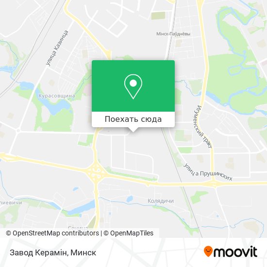 Карта Завод Керамін
