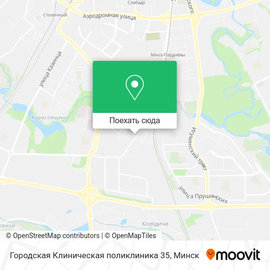 Карта Городская Клиническая поликлиника 35
