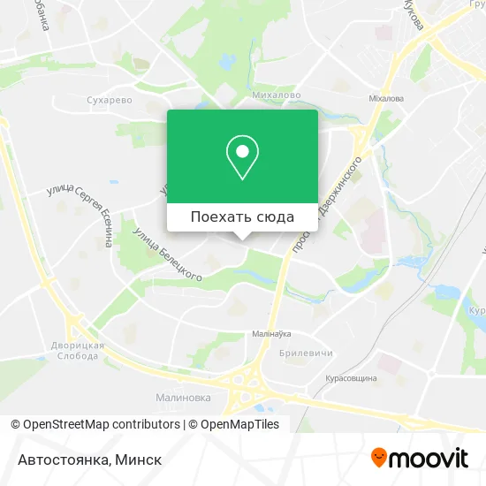 Карта Автостоянка