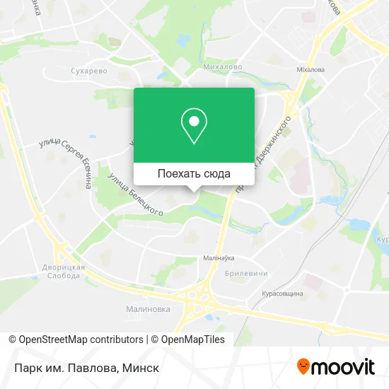 Карта Парк им. Павлова