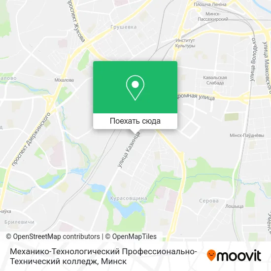Карта Механико-Технологический Профессионально-Технический колледж
