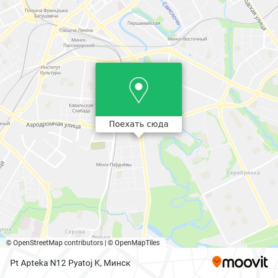 Карта Pt Apteka N12 Pyatoj K