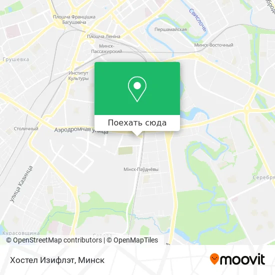 Карта Хостел Изифлэт