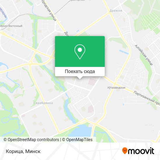 Карта Корица