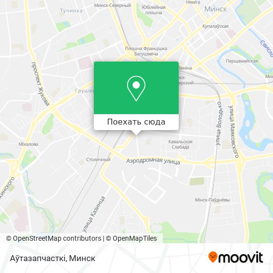 Карта Аўтазапчасткі