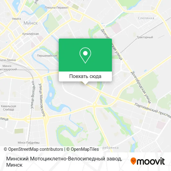 Карта Минский Мотоциклетно-Велосипедный завод