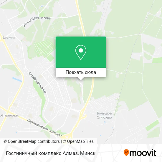 Карта Гостиничный комплекс Алмаз