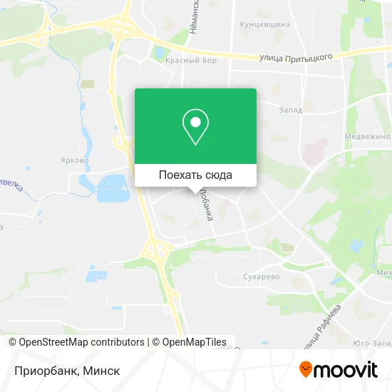 Карта Приорбанк