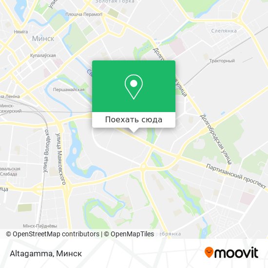 Карта Altagamma