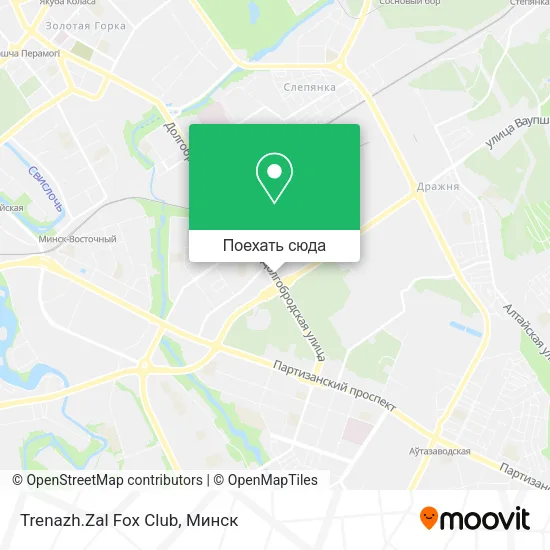 Карта Trenazh.Zal Fox Club