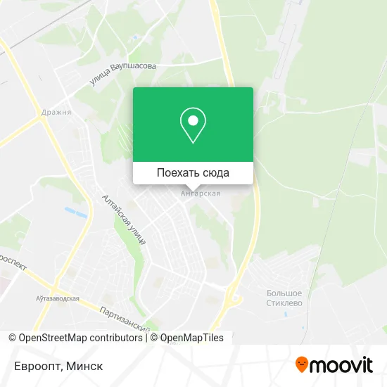 Карта Евроопт