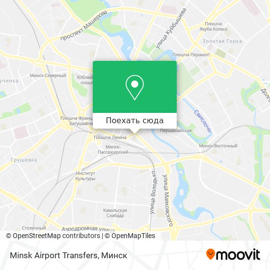 Карта Minsk Airport Transfers