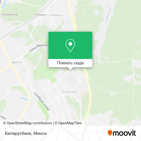 Карта Беларусбанк