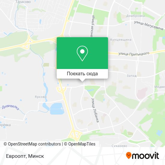 Карта Евроопт