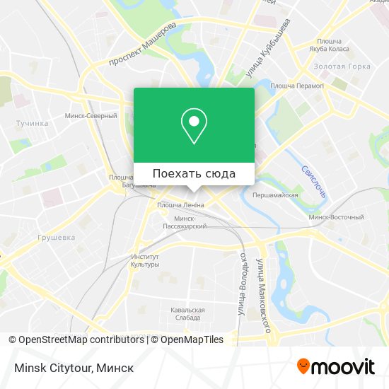 Карта Minsk Citytour