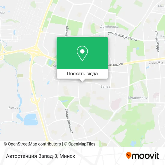 Карта Автостанция Запад-3