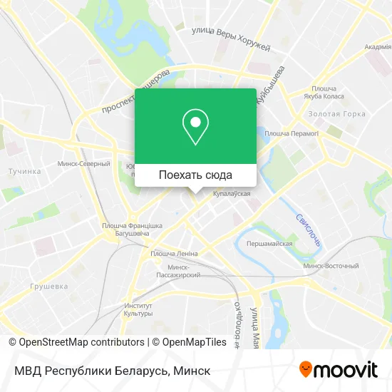 Карта МВД Республики Беларусь