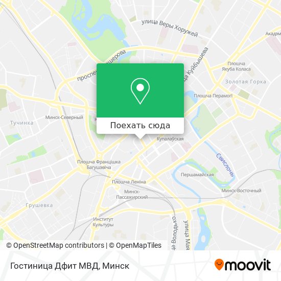 Карта Гостиница Дфит МВД