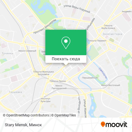 Карта Stary Mensk