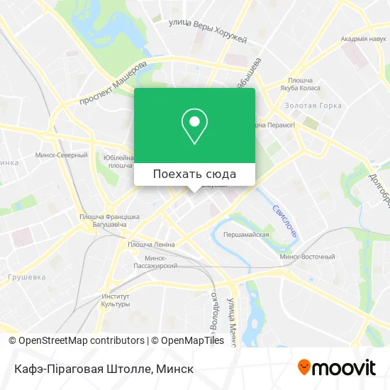 Карта Кафэ-Піраговая Штолле