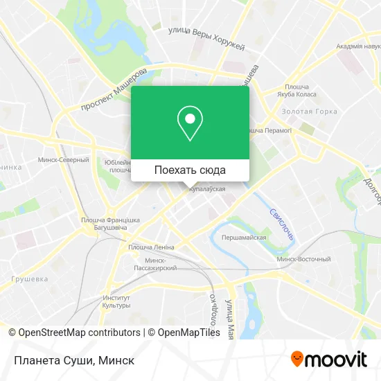 Карта Планета Суши