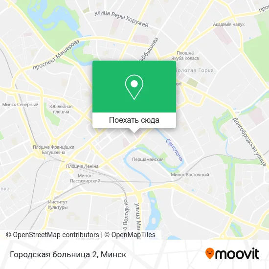 Карта Городская больница 2