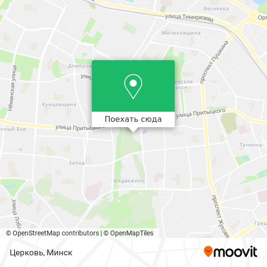 Карта Церковь