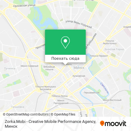 Карта Zorka.Mobi - Creative Mobile Performance Agency