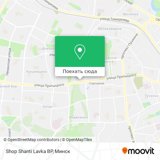 Карта Shop Shanti Lavka BP