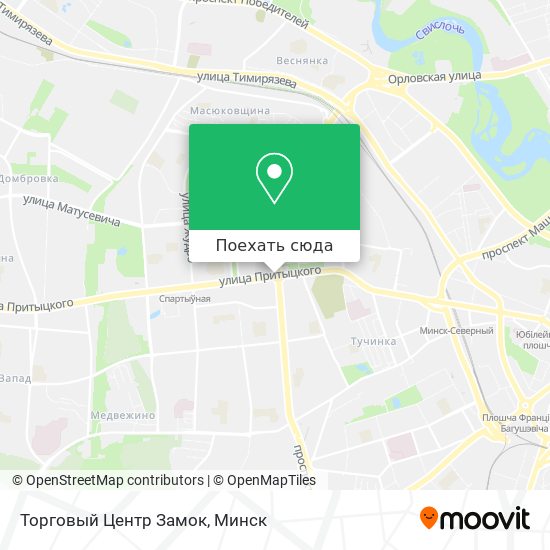 Карта Торговый Центр Замок