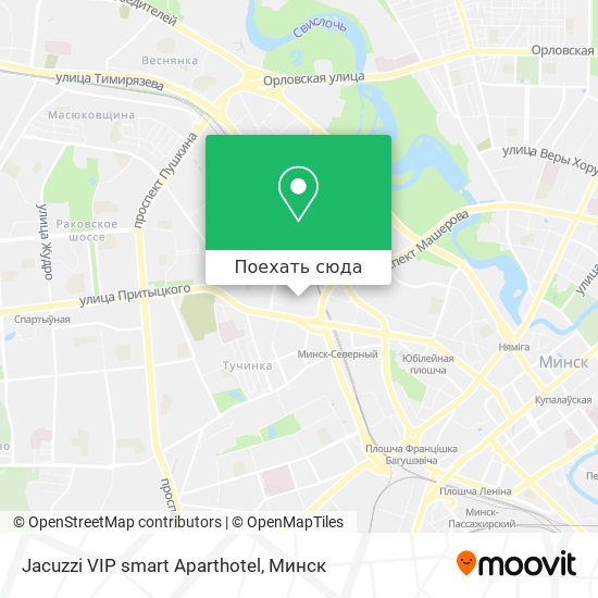 Карта Jacuzzi VIP smart Aparthotel