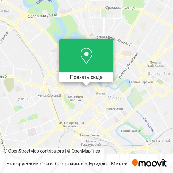 Карта Белорусский Союз Спортивного Бриджа