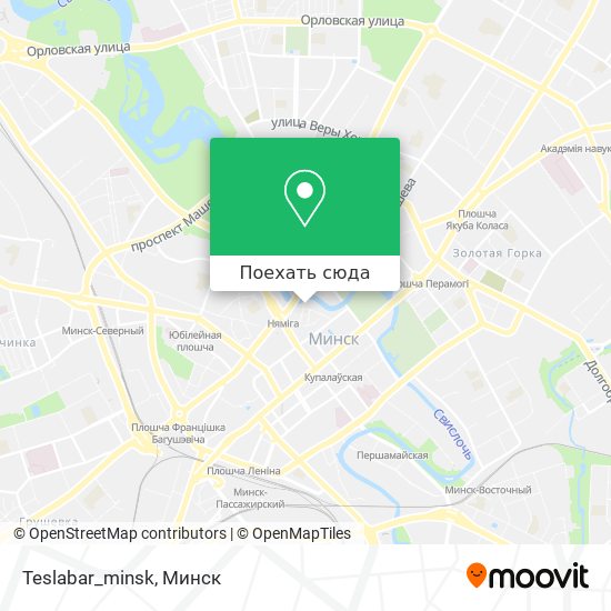 Карта Teslabar_minsk