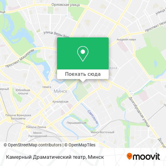 Карта Камерный Драматический театр