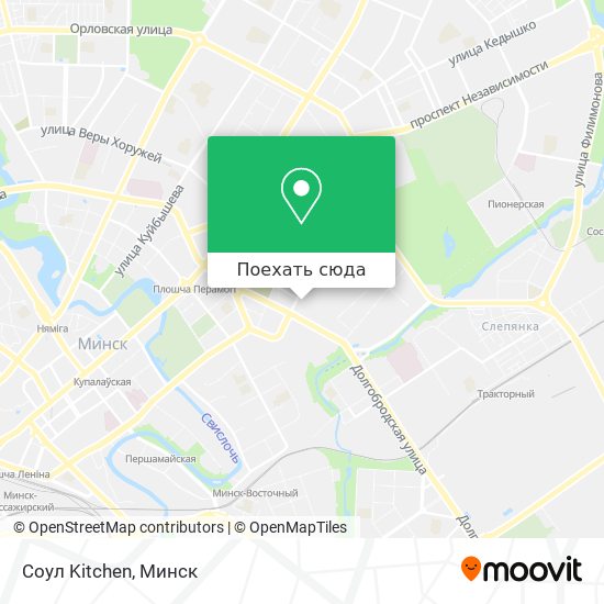 Карта Соул Kitchen