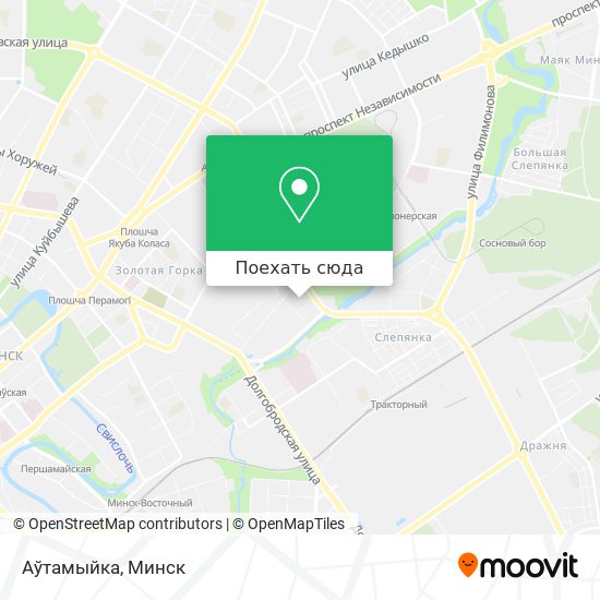 Карта Аўтамыйка