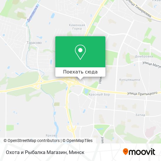 Карта Охота и Рыбалка Магазин