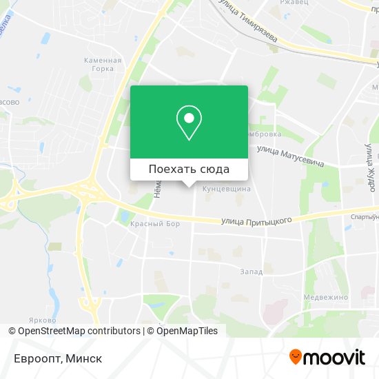 Карта Евроопт