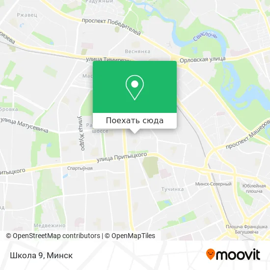 Карта Школа 9