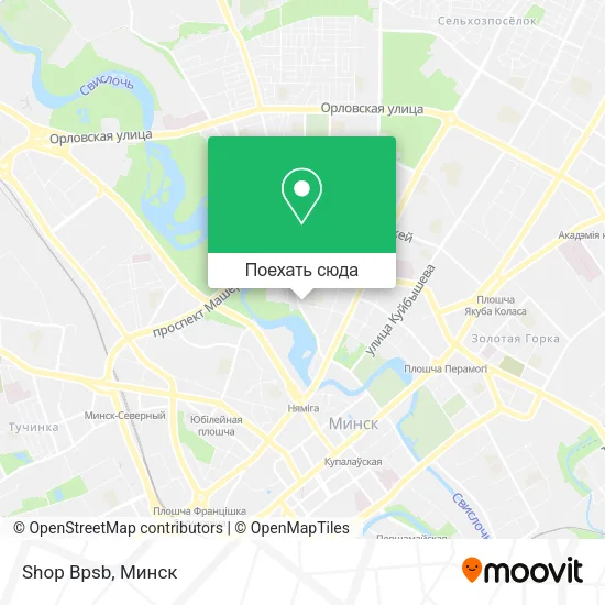 Карта Shop Bpsb