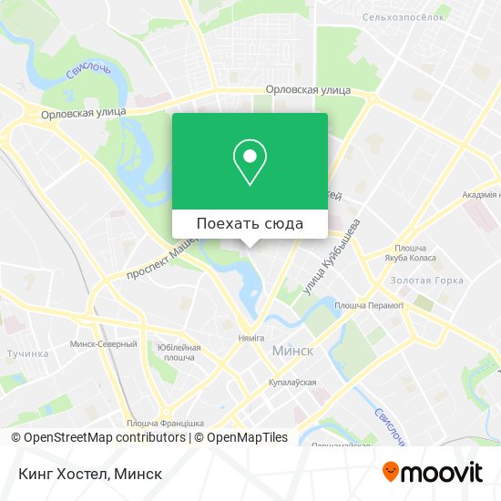 Карта Кинг Хостел