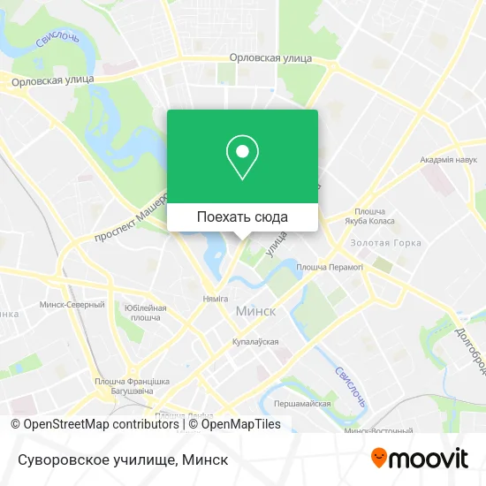 Карта Суворовское училище