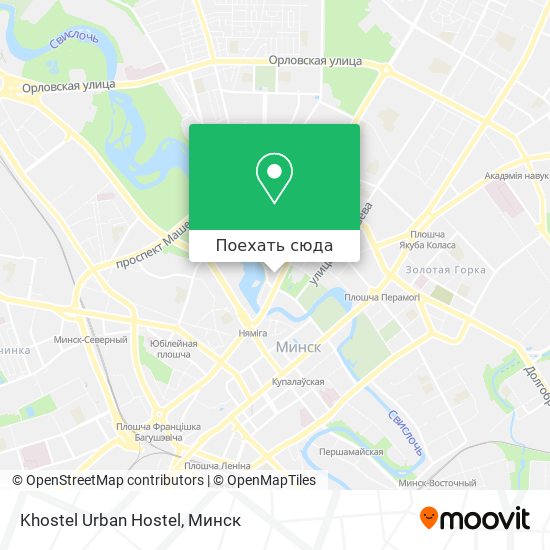 Карта Khostel Urban Hostel