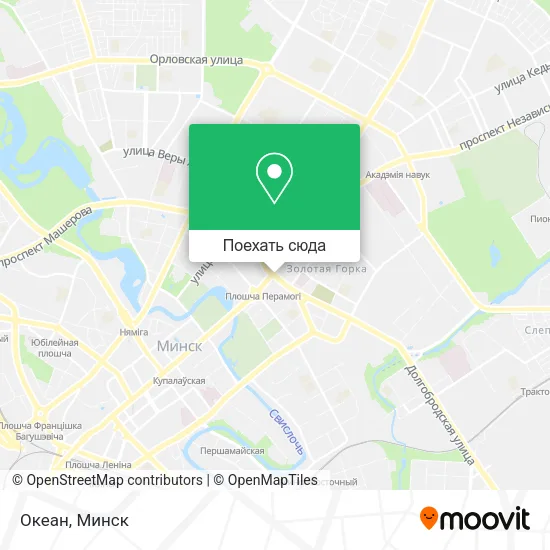 Карта Океан